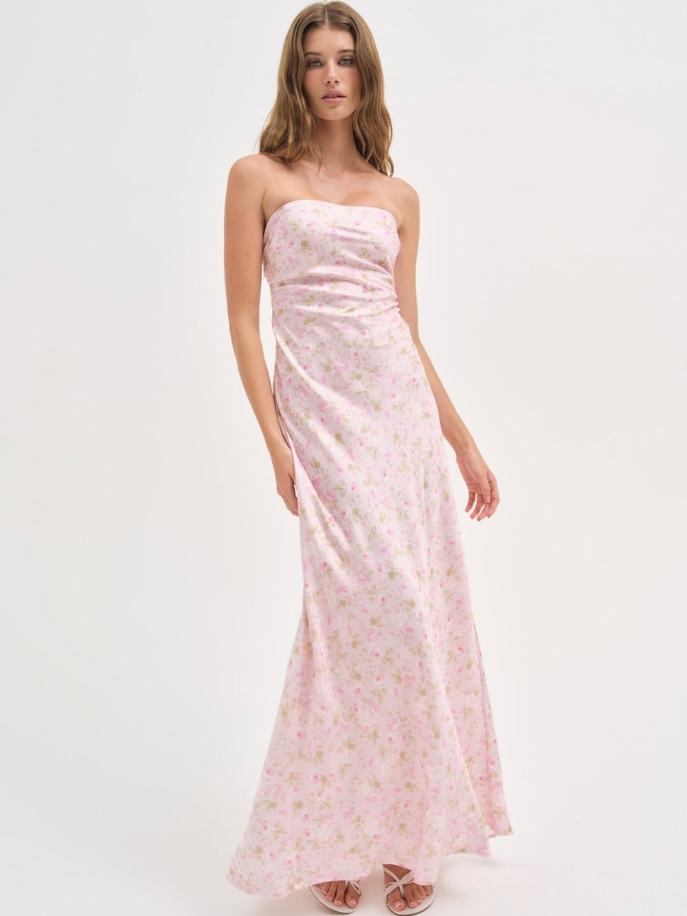 For Love and Lemons Carla Strapless Maxi Dress - Size M